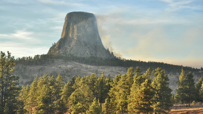 Viewing Devil's Tower from the Highway