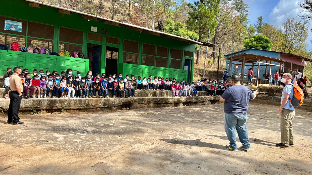 Working with the School Kids in Honduras